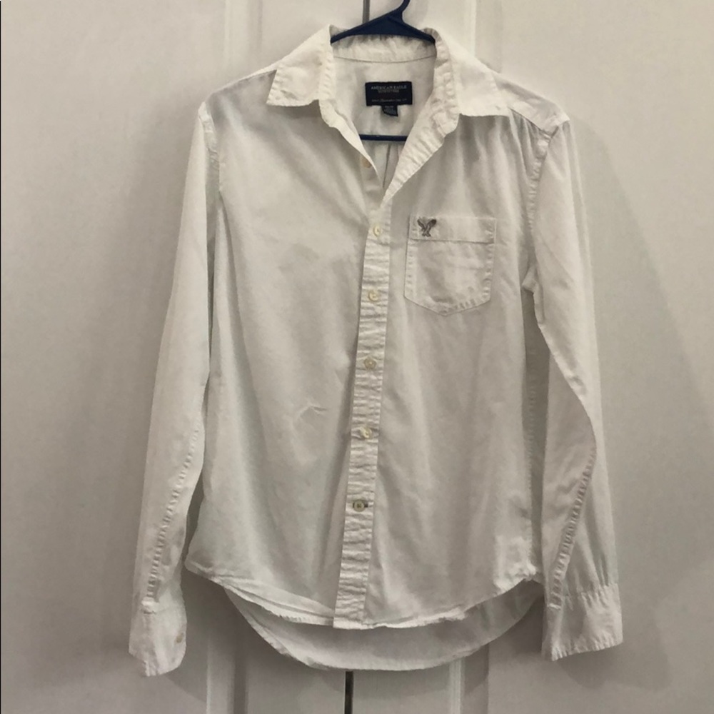 American eagle athletic fit button up XS